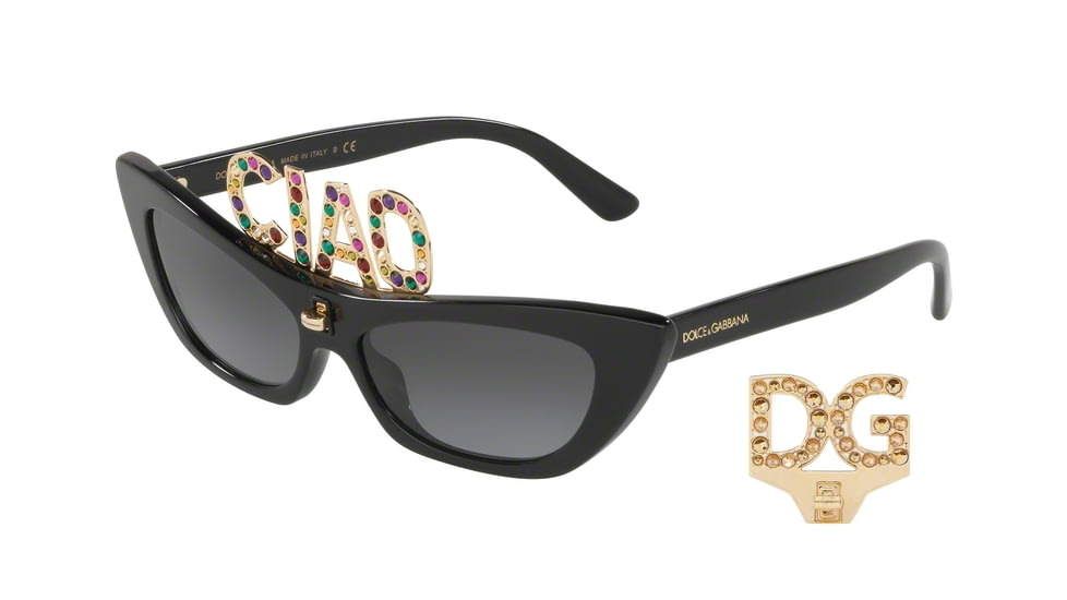 Dolce&amp;Gabbana DG4334B Sunglasses 501/8G-56 - , Grey Gradient Lenses