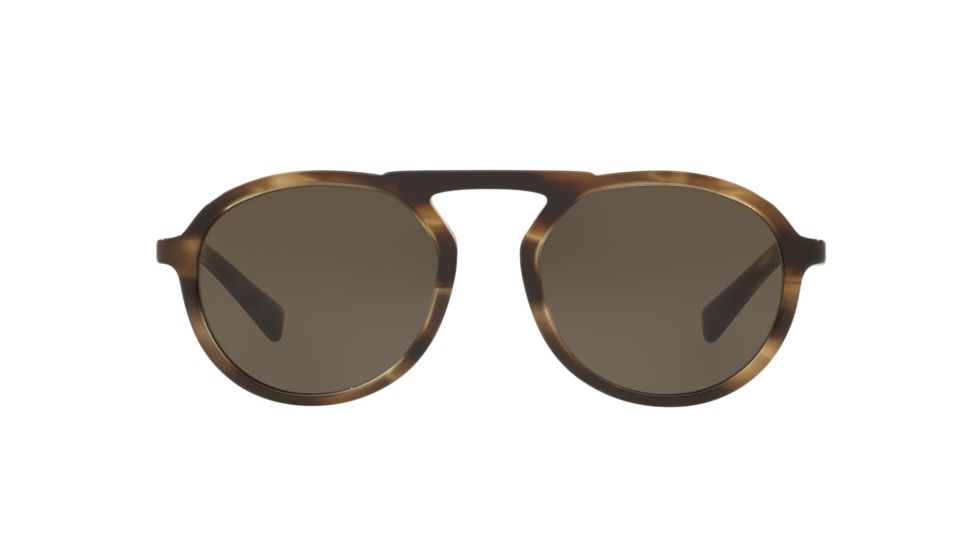 Dolce&amp;Gabbana DG4351F Bifocal Prescription Sunglasses DG4351F-320082-54 - Lens Diameter 54 mm, Frame Color Striped Tobacco