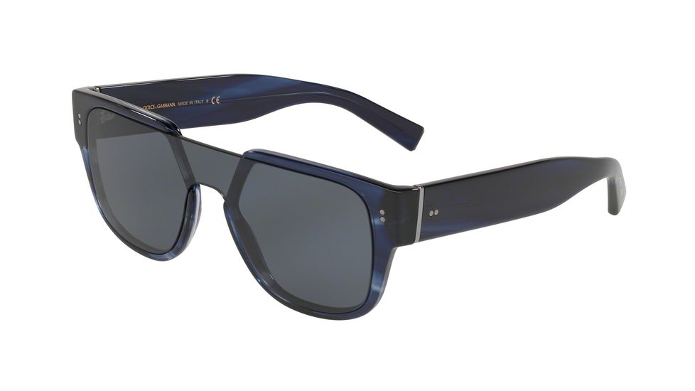 Dolce&amp;Gabbana DG4356 Sunglasses 318880-22, Blue Lenses