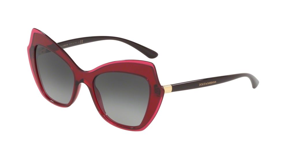 Dolce&amp;Gabbana DG4361 Sunglasses 32118G-52, Grey Gradient Lenses