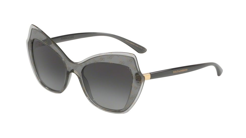 Dolce&amp;Gabbana DG4361 Sunglasses 32138G-52, Grey Gradient Lenses