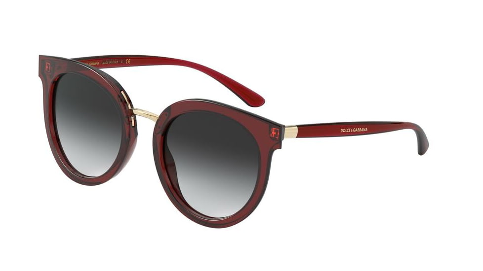 Dolce&amp;Gabbana DG4371F Sunglasses 550/8G-52 - , Grey Gradient Lenses