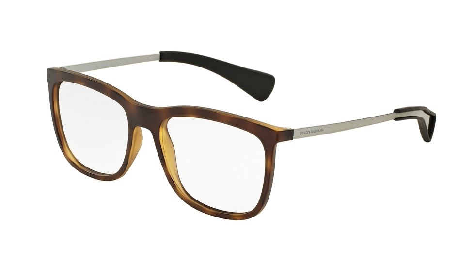 Dolce&amp;Gabbana DG5018 Bifocal Prescription Eyeglasses 3028-53 - Matte Dark Havana Frame