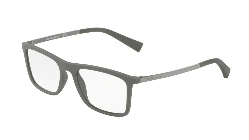 Dolce&amp;Gabbana DG5023 Eyeglass Frames 3069-52 - Grey Rubber Frame