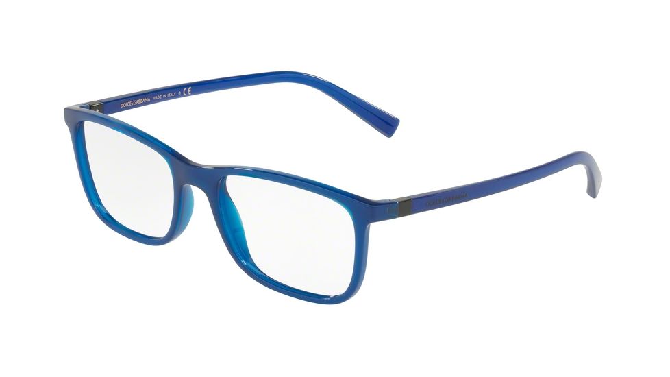 Dolce&amp;Gabbana DG5027 Eyeglass Frames 2578-53 - Transparent Blue Frame