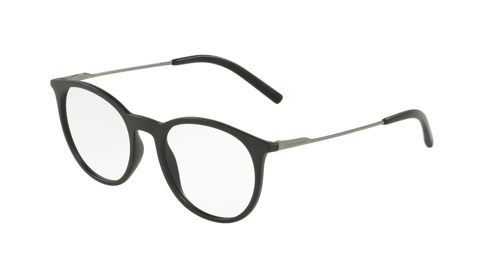 Dolce&amp;Gabbana DG5031 Prescription Eyeglasses, 51mm, Matte Black, DG5031-2525-51-SV