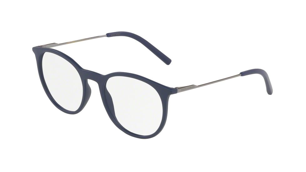 Dolce&amp;Gabbana DG5031 Prescription Eyeglasses, 49mm, Matte Blue, DG5031-3017-49-SV