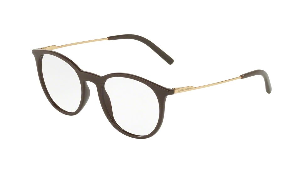 Dolce&amp;Gabbana DG5031 Prescription Eyeglasses 3042-49 - Brown Frame