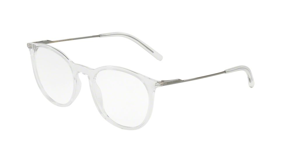 Dolce&amp;Gabbana DG5031 Prescription Eyeglasses, 51mm, Crystal, DG5031-3133-51-SV
