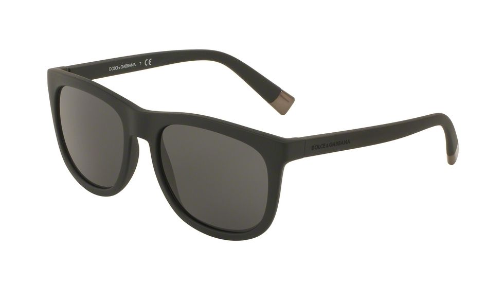Dolce&amp;Gabbana DG6102 Bifocal Prescription Sunglasses DG6102-193487-55 - Lens Diameter 55 mm, Frame Color Matte Black