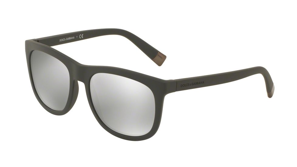 Dolce&amp;Gabbana DG6102 Bifocal Prescription Sunglasses DG6102-30326G-55 - Lens Diameter 55 mm, Frame Color Matte Dark Grey