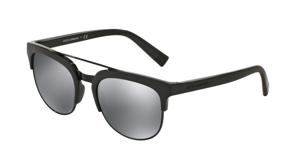 Dolce&amp;Gabbana DG6103 Bifocal Prescription Sunglasses DG6103-501-6G-55 - Lens Diameter 55 mm, Frame Color Black