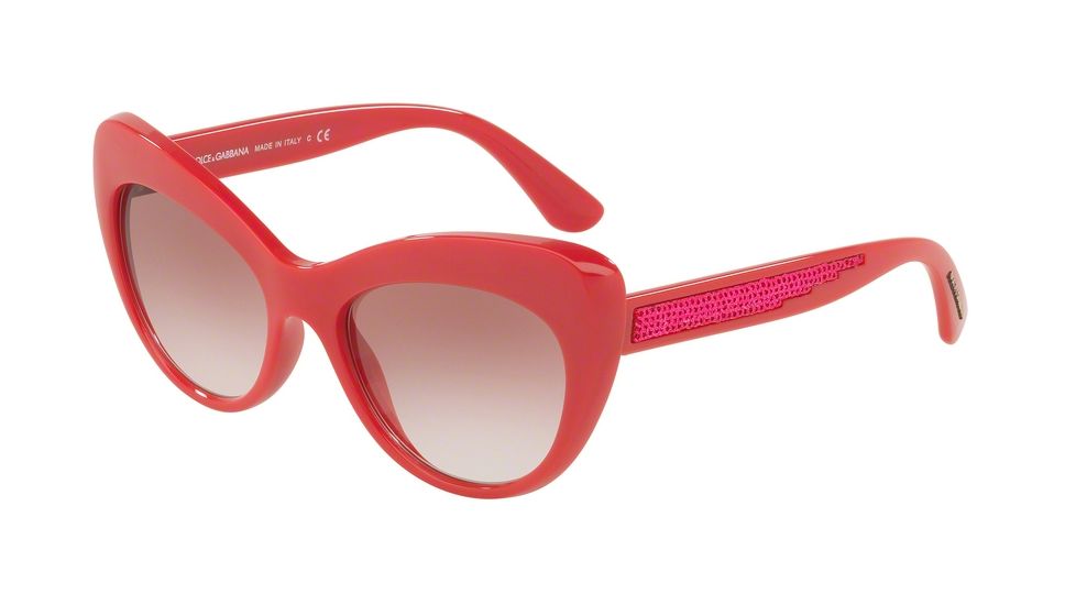 Dolce&amp;Gabbana DG6110 Single Vision Prescription Sunglasses DG6110-30978D-52 - Lens Diameter 52 mm, Frame Color Fuxia
