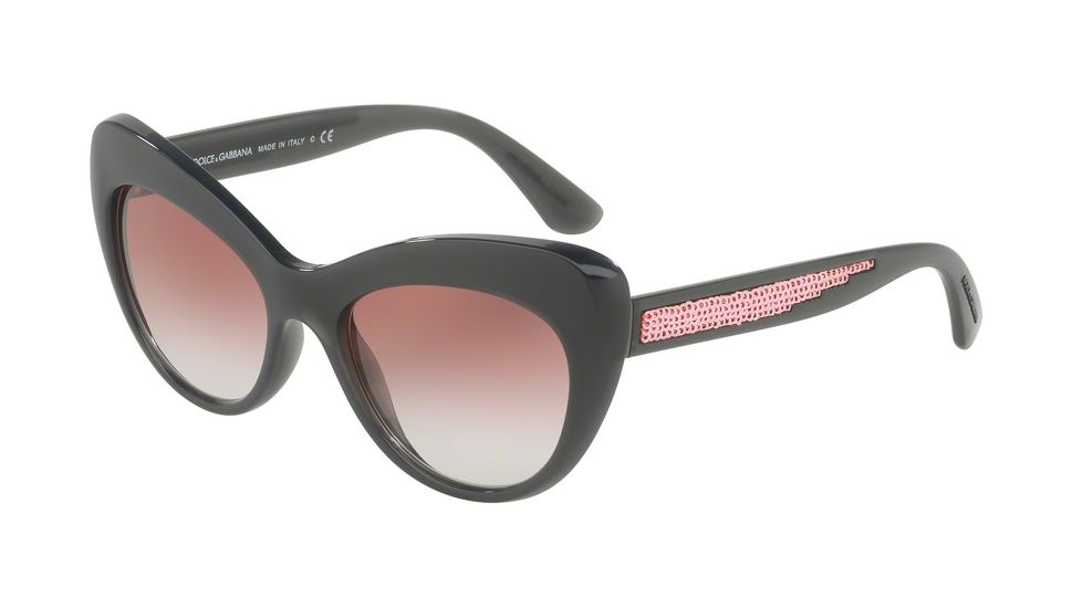 Dolce&amp;Gabbana DG6110 Single Vision Prescription Sunglasses DG6110-31238D-52 - Lens Diameter 52 mm, Frame Color Grey