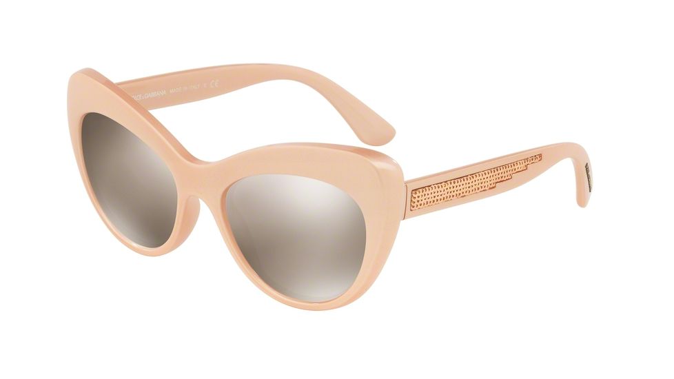 Dolce&amp;Gabbana DG6110 Single Vision Prescription Sunglasses DG6110-30995A-52 - Lens Diameter 52 mm, Frame Color Pearl Pink