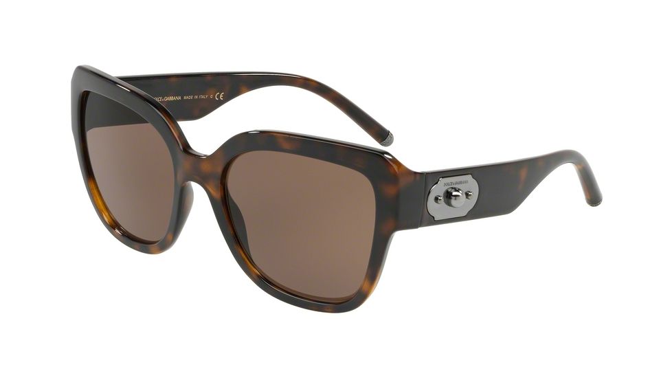 Dolce&amp;Gabbana DG6118 Progressive Prescription Sunglasses DG6118-502-73-56 - Lens Diameter 56 mm, Frame Color Havana