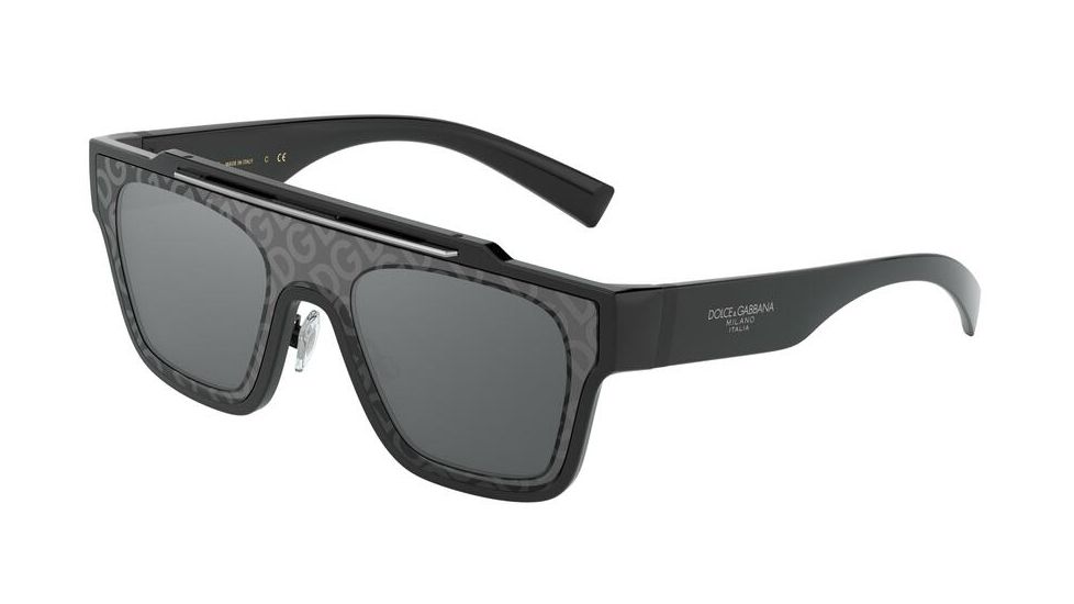 Dolce&amp;Gabbana DG6125 Sunglasses 501/6G-35 - , Grey Mirror Black Lenses