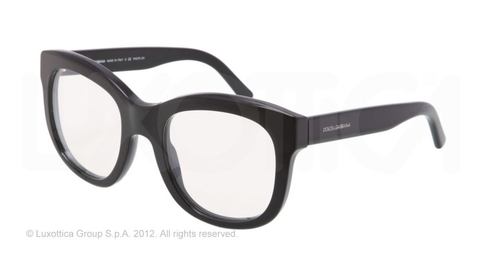 Dolce&amp;Gabbana FASHION SHOW - TAILORING DG4166 Bifocal Prescription Sunglasses DG4166-501-87-53 - Lens Diameter 53 mm, Lens Diameter 53 mm, Frame Color Shiny Black
