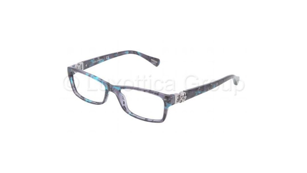 Dolce&amp;Gabbana ICONIC LOGO DG3147P Bifocal Prescription Eyeglasses 2551-5116 - Blue Marble Frame, Clear Lenses