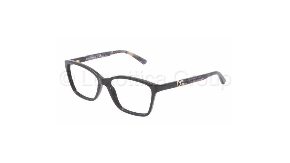Dolce&amp;Gabbana ICONIC LOGO DG3153P Eyeglass Frames 2688-5215 - Black Frame