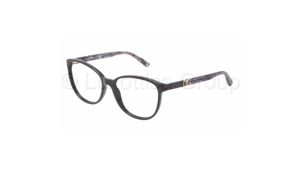 Dolce&amp;Gabbana ICONIC LOGO DG3154P Progressive Prescription Eyeglasses 2688-5216 - Dark Steel Frame