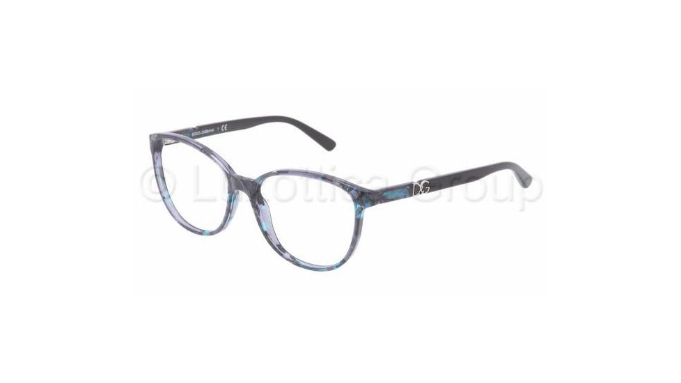Dolce&amp;Gabbana ICONIC LOGO DG3154P Progressive Prescription Eyeglasses 2689-5216 - Dark Steel Frame