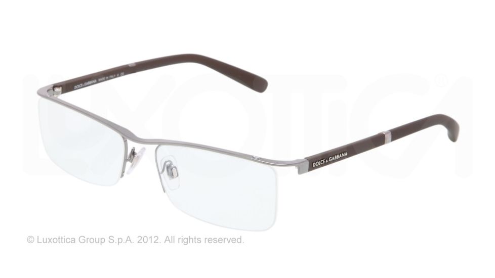Dolce&amp;Gabbana LIFESTYLE DG1249 Bifocal Prescription Eyeglasses 1234-53 - Gunmetal Frame