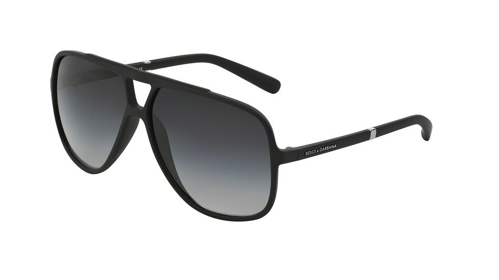 Dolce&amp;Gabbana LIFESTYLE DG6081 Progressive Prescription Sunglasses DG6081-26168G-60 - Lens Diameter 60 mm, Lens Diameter 60 mm, Frame Color Black