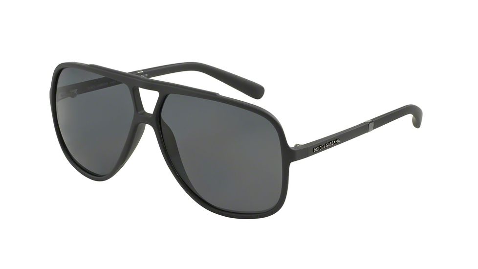 Dolce&amp;Gabbana LIFESTYLE DG6081 Progressive Prescription Sunglasses DG6081-265181-60 - Lens Diameter 60 mm, Lens Diameter 60 mm, Frame Color Grey