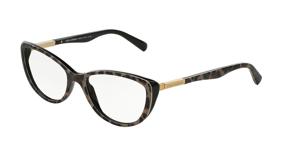 Dolce&amp;Gabbana LIPSTICK DG3155 Eyeglass Frames 1995-54 - Animalier Frame, Demo Lens Lenses