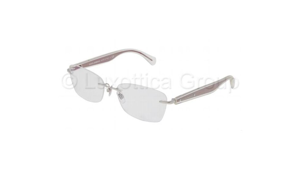 Dolce&amp;Gabbana Mambo collection DG1229 Bifocal Prescription Eyeglasses 067-5317 - Silver Frame