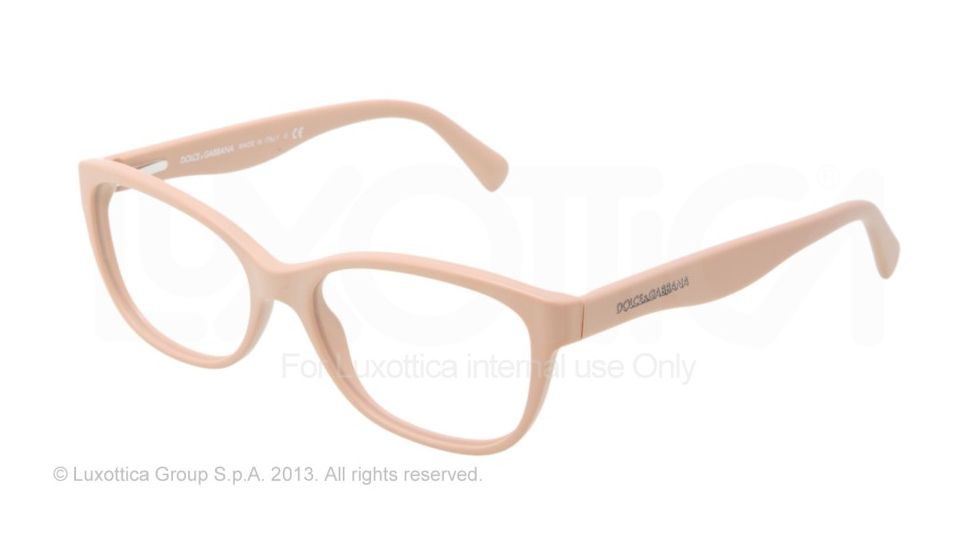 Dolce&amp;Gabbana MATT SILK DG3136 Prescription Eyeglasses 2585-55 - Matte Powder Frame