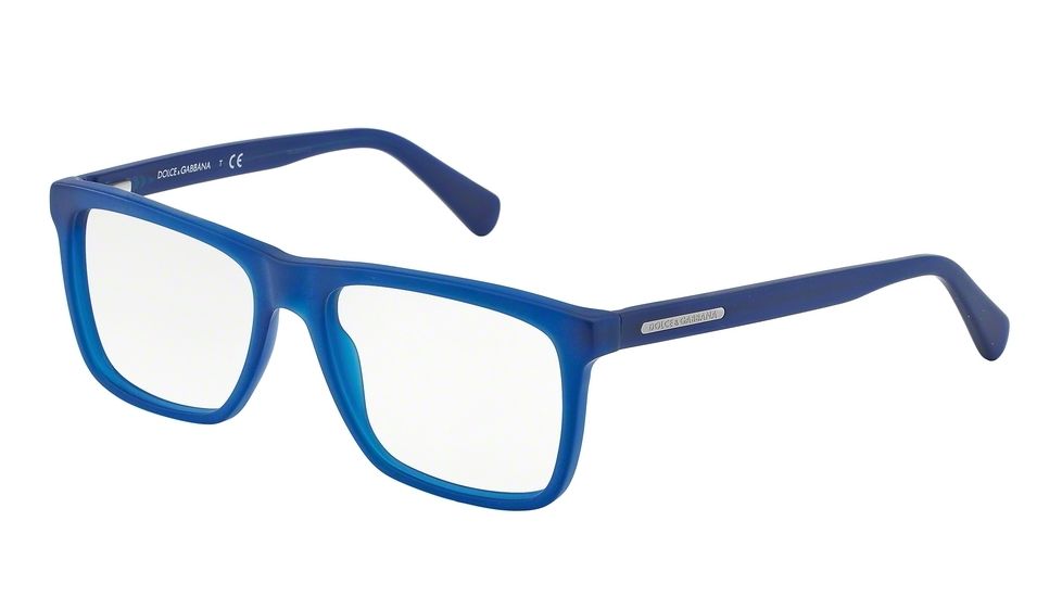 Dolce&amp;Gabbana MIMETIC DG3192 Bifocal Prescription Eyeglasses 2727-53 - Matte Blue Frame