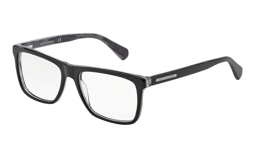 Dolce&amp;Gabbana MIMETIC DG3192 Bifocal Prescription Eyeglasses 2803-53 - Top Black/mimetic Frame