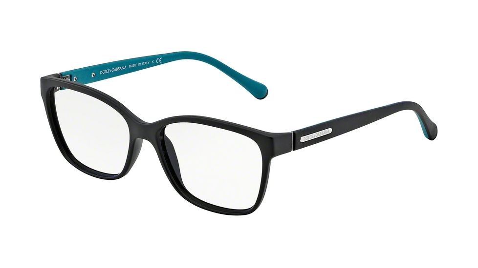 Dolce&amp;Gabbana OVER-MOLDED RUBBER DG5008 Bifocal Prescription Eyeglasses 2814-54 - Black Rubber Frame