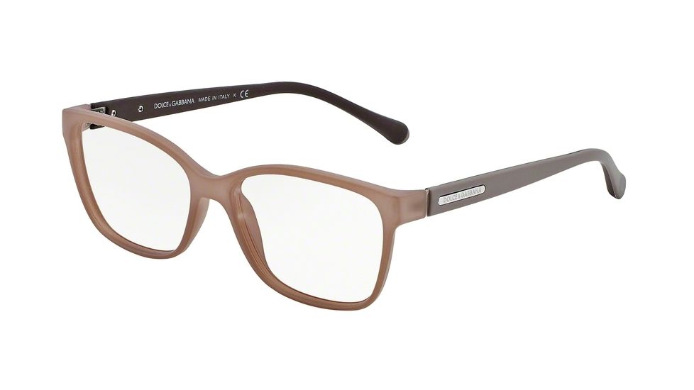 Dolce&amp;Gabbana OVER-MOLDED RUBBER DG5008 Bifocal Prescription Eyeglasses 2815-54 - Turtledove Rubber Demi Trasp Frame