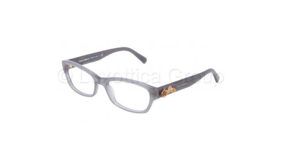 Dolce&amp;Gabbana SICILIAN BAROQUE DG3150 Eyeglass Frames 2676-5217 - Opal Gray Frame, Demo Lens Lenses