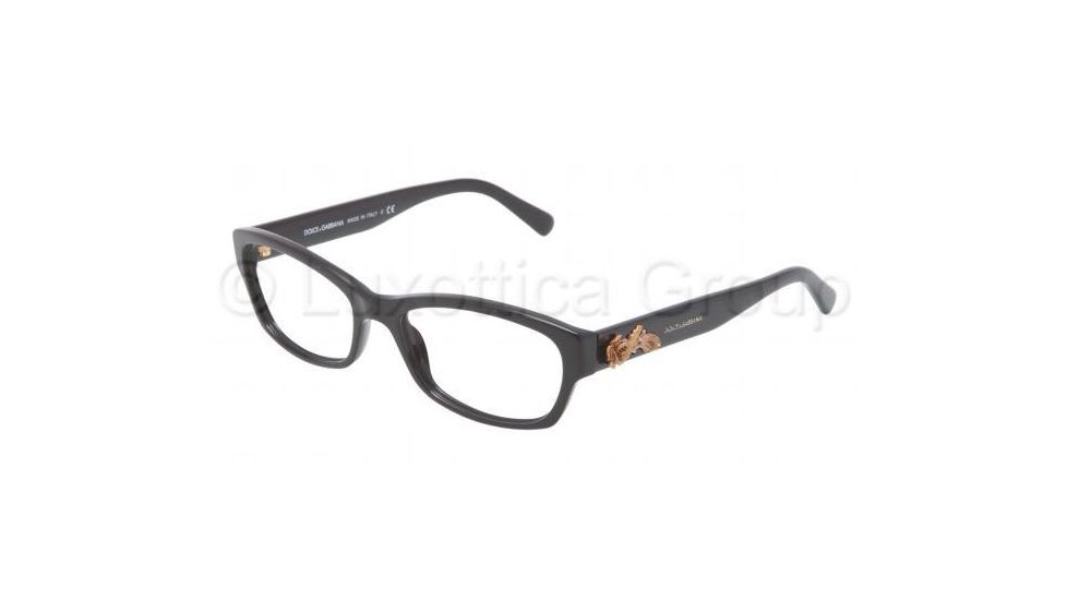 Dolce&amp;Gabbana SICILIAN BAROQUE DG3150 Eyeglass Frames 501-5217 - Black Frame