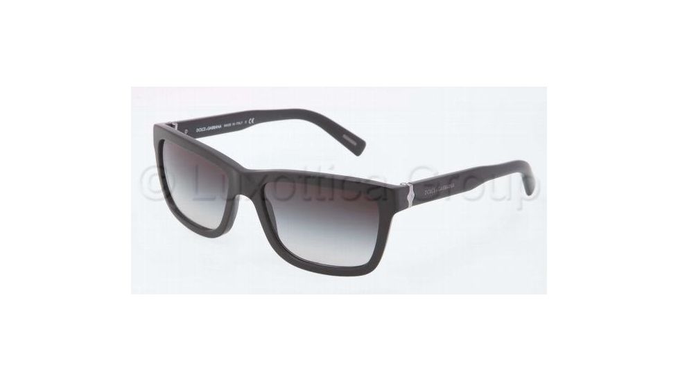 Dolce&amp;Gabbana SICILIAN HINGE DG4161 Progressive Prescription Sunglasses DG4161-19348G-5718 - Lens Diameter 57 mm, Frame Color Matte Black