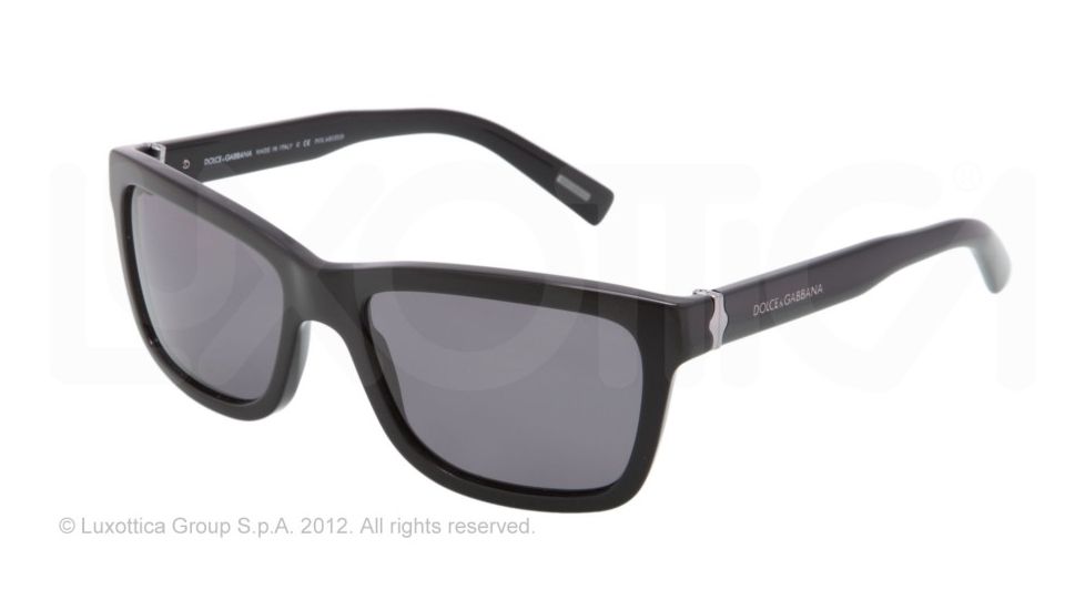 Dolce&amp;Gabbana SICILIAN HINGE DG4161 Progressive Prescription Sunglasses DG4161-501-81-57 - Lens Diameter 57 mm, Lens Diameter 57 mm, Frame Color Black