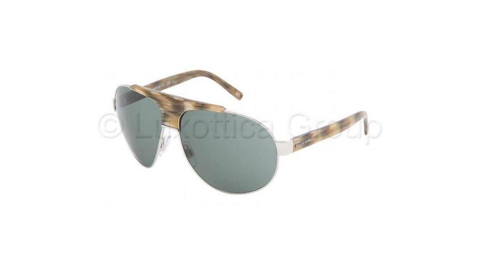 Dolce&amp;Gabbana Sunglasses DG2056 251/71-6211 - Silver Gray Green