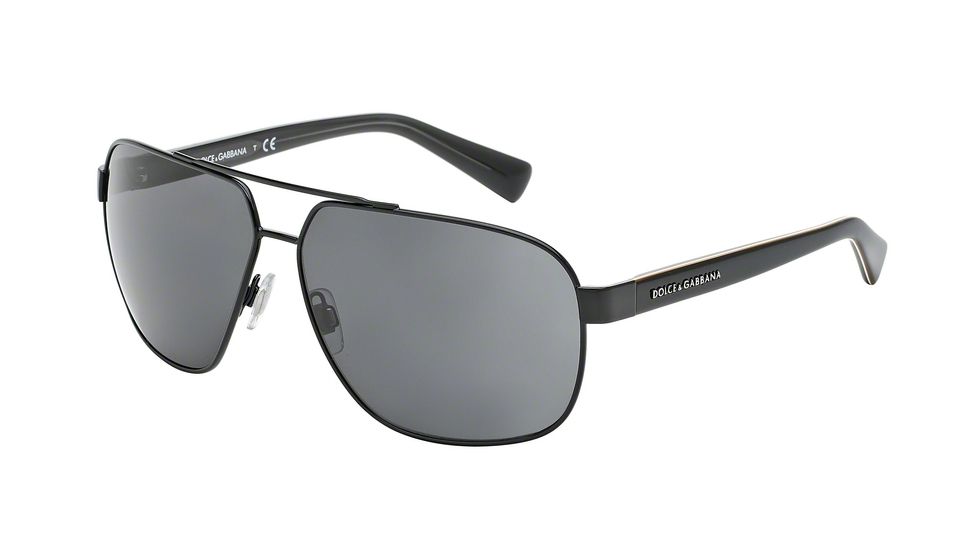 Dolce&amp;Gabbana URBAN DG2140 Single Vision Prescription Sunglasses DG2140-124887-63 - Lens Diameter 63 mm, Frame Color Black