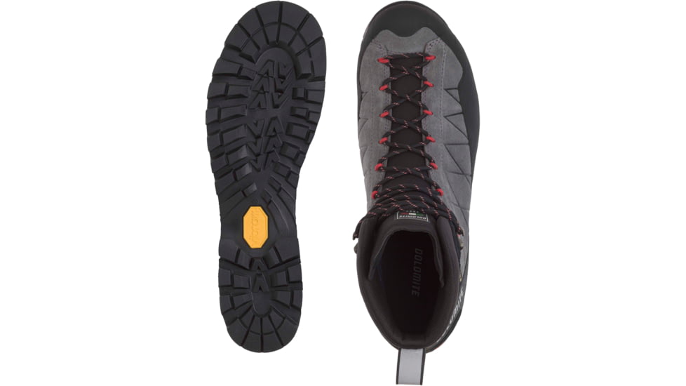 Dolomite Crodarossa HI GTX Shoes - Mens, Gunmetal Grey/Fiery Red, 9.5, 2892411227015-9.5