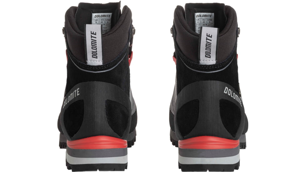 Dolomite Crodarossa HI GTX Shoes - Mens, Gunmetal Grey/Fiery Red, 9.5, 2892411227015-9.5