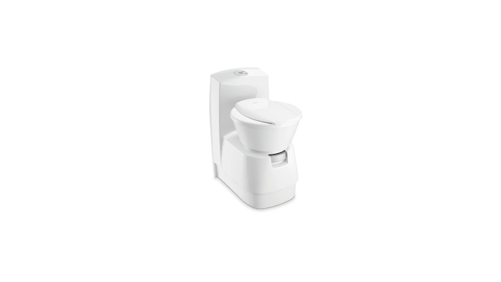 Dometic Dometic CTS4110 Tall Cassette Toilet with Flush Panel, White, 9500001110