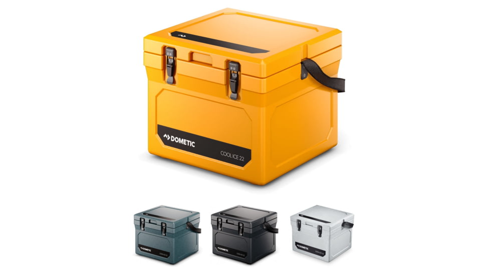 DOMETIC WCI Cool Ice 22 Liter Ice Chest/Dry Box, Mango, Ocean, Slate, Stone