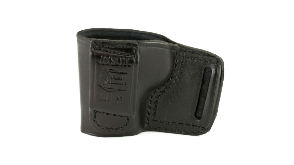 Don Hume 9MM Leathering Hi-Power Right Hand Slide Holster, Black, DHJ942100R
