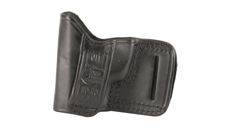 Don Hume Bersa Thunder Right Hand Leather Slide Holster, Black, DHJ957015R