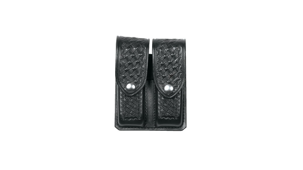 Don Hume D407-Double Magazine Holder HS, Black, 100A, D407-BW BLK HS 100A