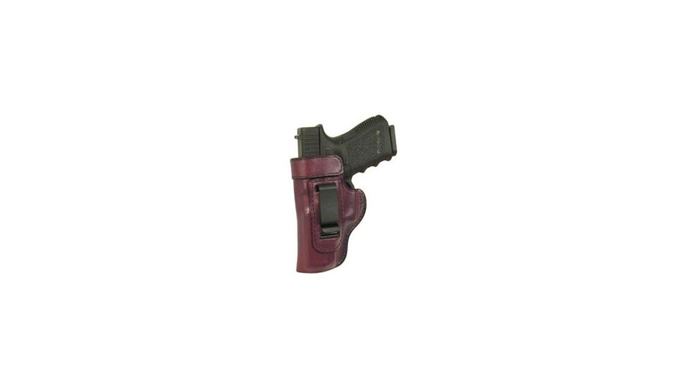 Don Hume H715-M Waistband Clip-On Conceal Carry Holster, Glock 42, Left Hand, Saddle Brown, J167105L